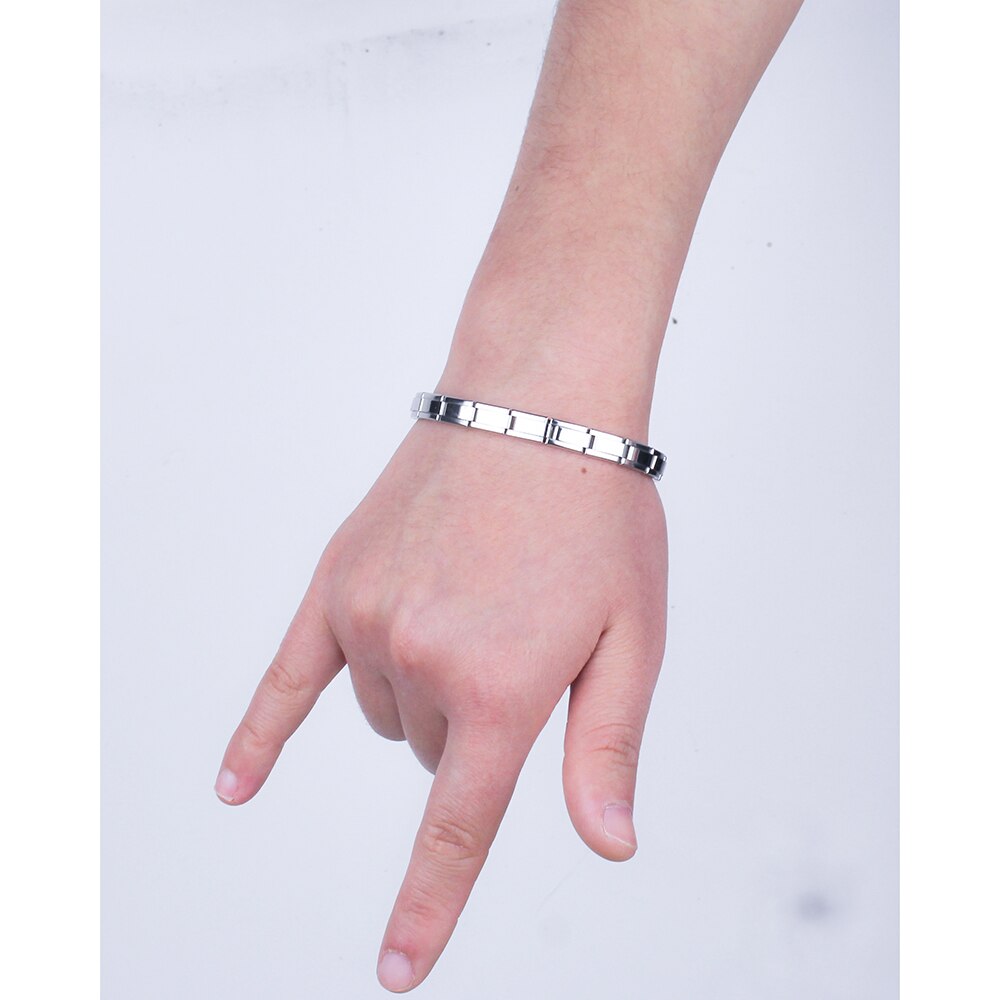 Hapiship Women Jewelry 7mm Width Color Stainless Steel Bracelet Bangle Girls Wedding G123