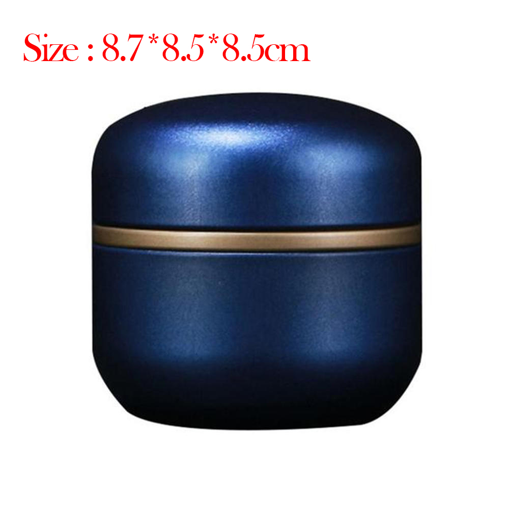 Mini Tea Tin Storage Metal Box Small Iron pot sealed pot for Coffee Tea Candy Storage Case Van Gogh Painting Container Cans: Style E4