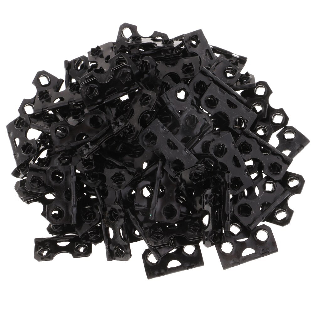 100pc støttehakkete hengsler 28 x 15mm for fotoramme stativ på lerret