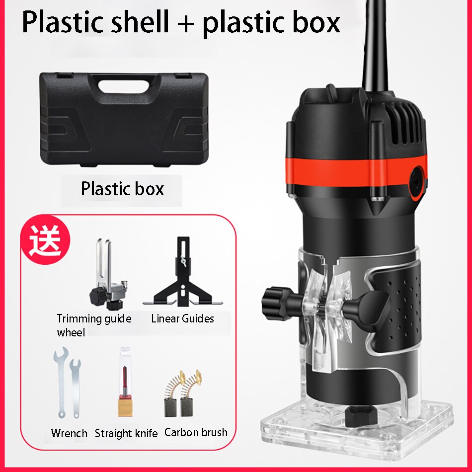 220V1000W wood electric trimming machine electric manual trimming machine joinery tools: TypeA-2