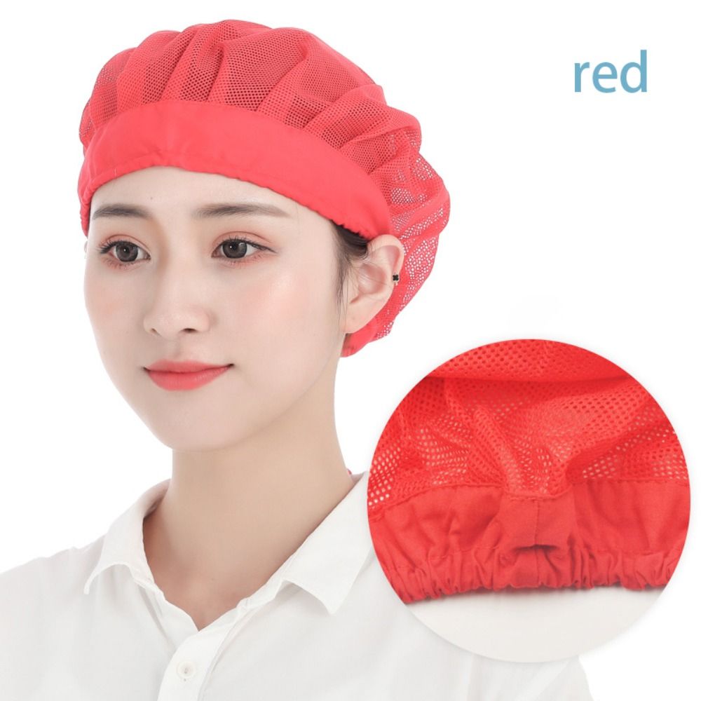 Hair Nets Chef Cap Chic Work Headband Food Service Cook Hat Bundled Hair Cooking Hygienic Cap Hotel: GRAY
