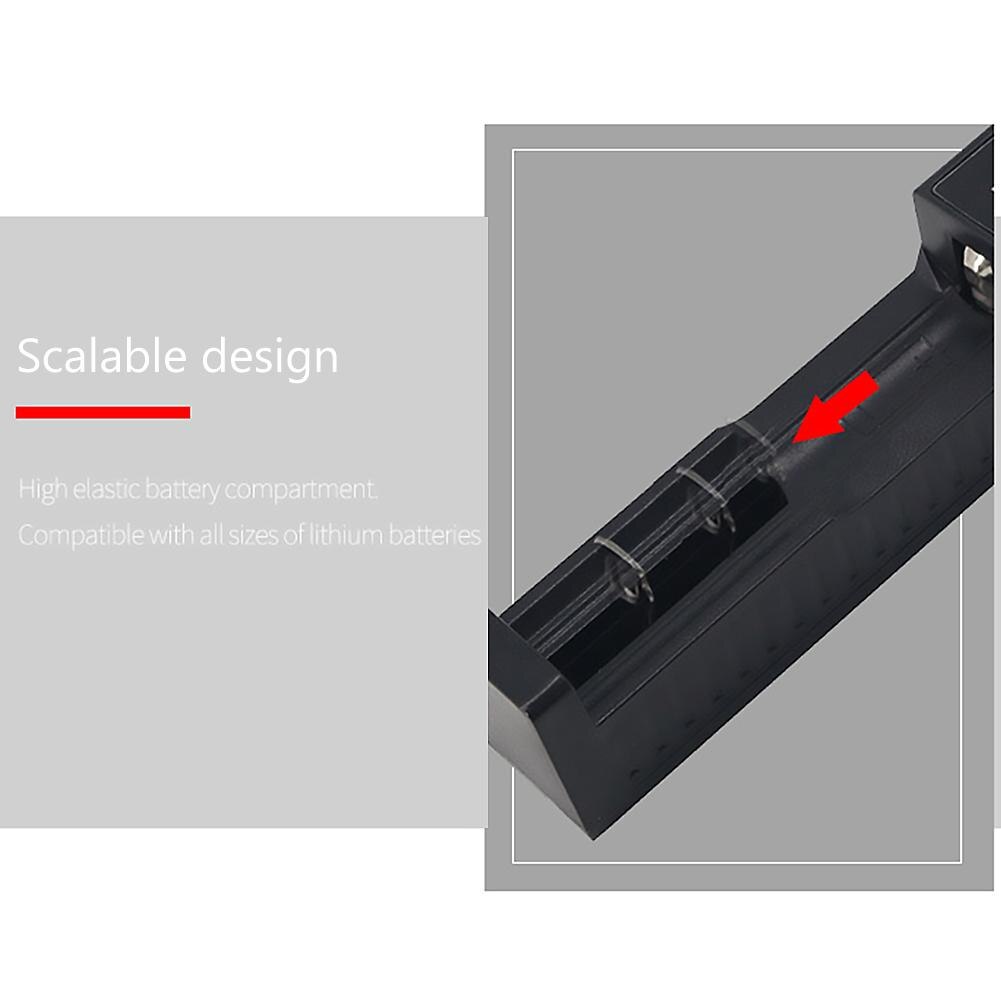 Clever Batterie Ladegerät + USB Kabel Lithium-batterie ladegerät Usb batterie ladegerät für 18650 26650 14500 10400 3.7 ~ 4,2 v Li-Ion Batterie