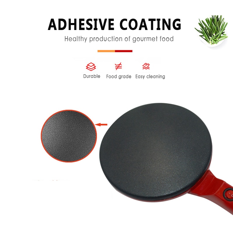 Machine à crêpes Pizza électrique 220v | Plancha antiadhésive, poêle à crêpes, outils de cuisine, poêle à crêpes portables