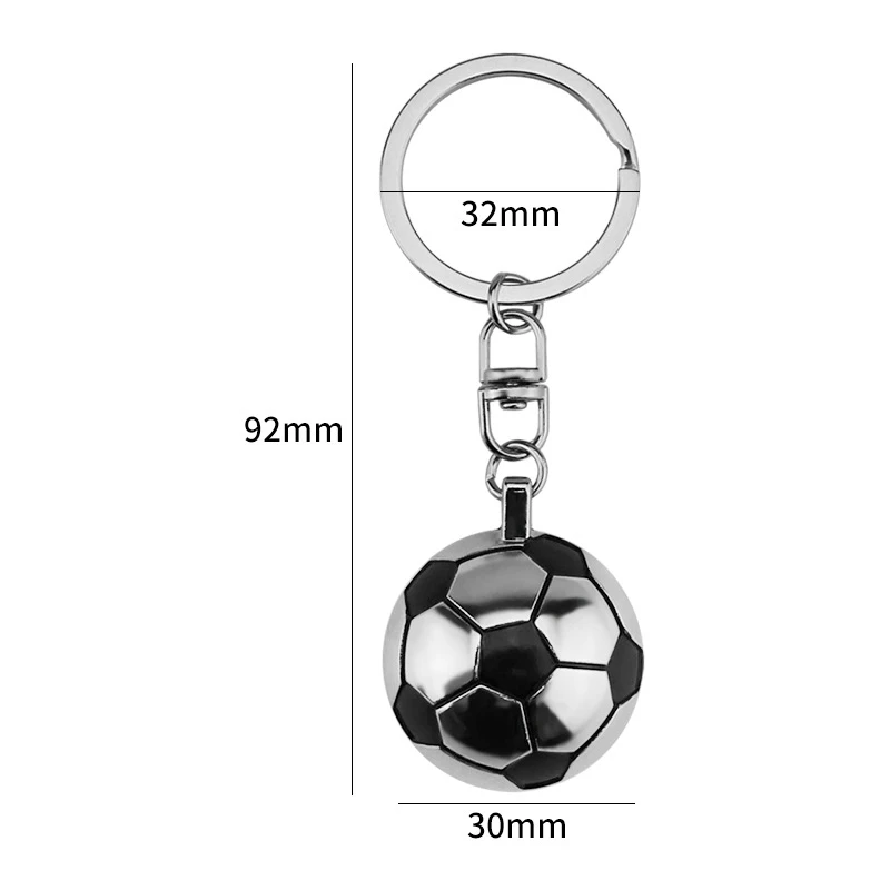 Porte-clés Souvenir de Football pour Fans de Football, pendentif de sac, coupe du monde, trophée de la coupe européenne, accessoires pour garçons et hommes: Orange