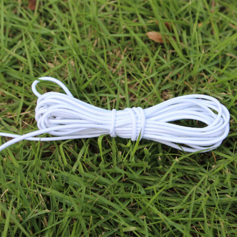 Avancerad enkel tennis träningsenhet med tennis för självlärande tennis rebound träning special gummiband för träning: Vitt gummiband