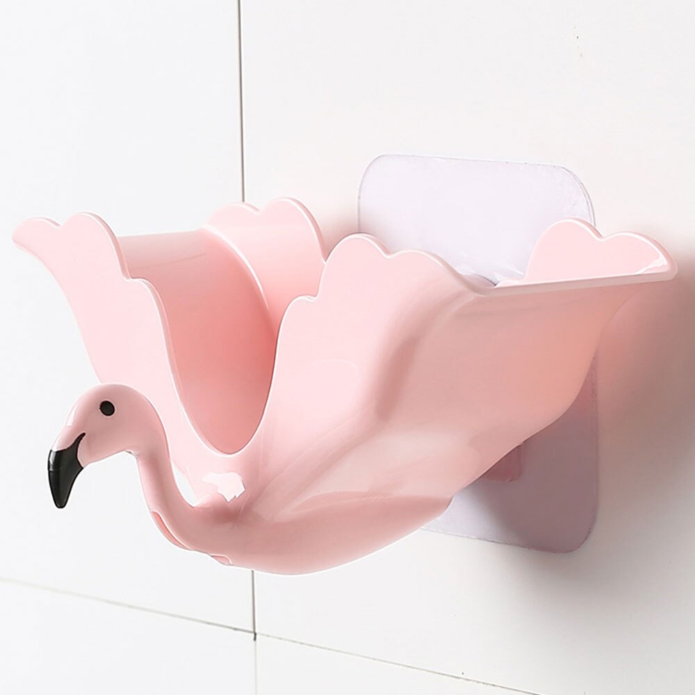 1Pc Zeephouder Badkamer Douche Zeepbakje Douche Platen Zeep Opbergdoos Met Afvoer Wandmontage Zelfklevende Plastic bad Lade
