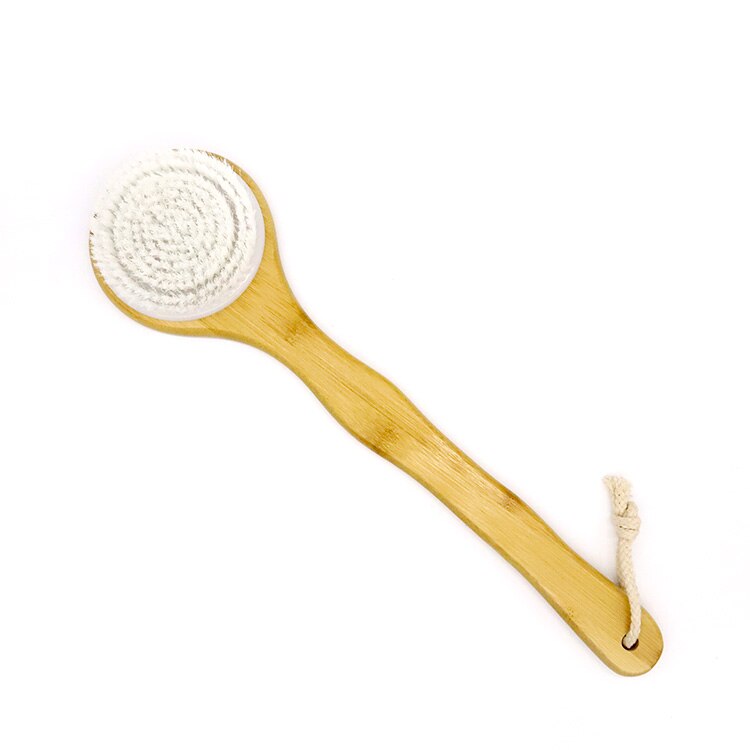 Bath Body Brush & Shower,Dry Skin Brushing with Long Wooden Handle.Exfoliation Improve Skin's Health and Beauty. Use Wet or Dry