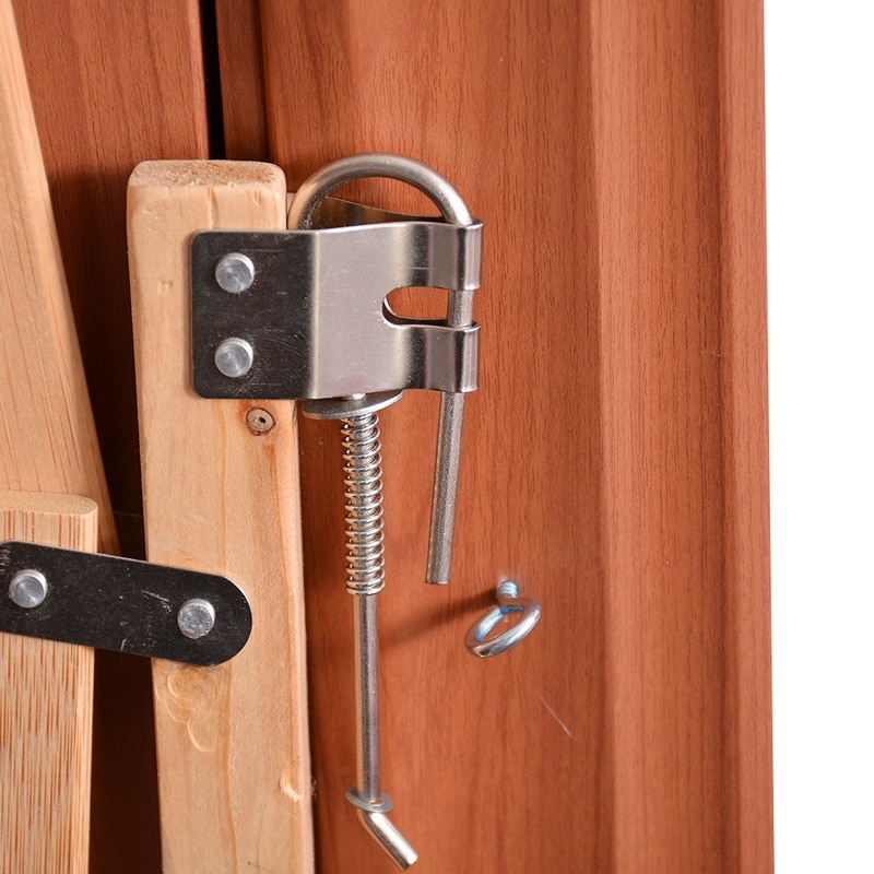 Clôture de chien en bois ingénieuse de porte de chien pour la directe de fournitures pour animaux de compagnie de clôture de sécurité de porte de chien sûre d'intérieur et extérieure