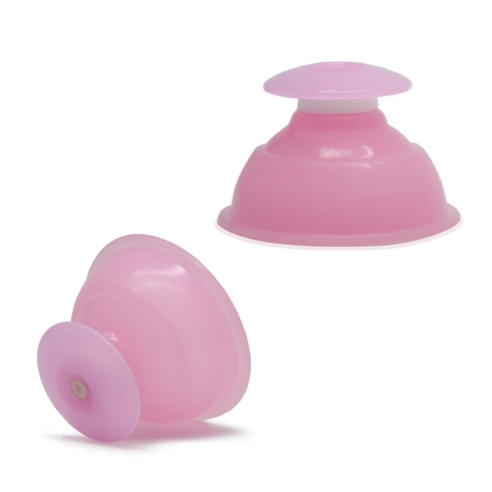 1Pc Siliconen Vacuüm Cupping Ventosas Massage Body Cups Ventouse Anti Cellulitis Gewichtsverlies Cupping Apparaat Roze