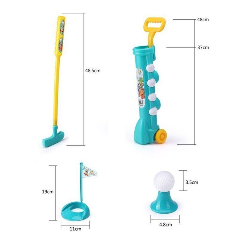 Kids Golf Set Parent-child Toys Outdoor Sports Toys Interactive Games Children Party Supplies Birthday for Kids