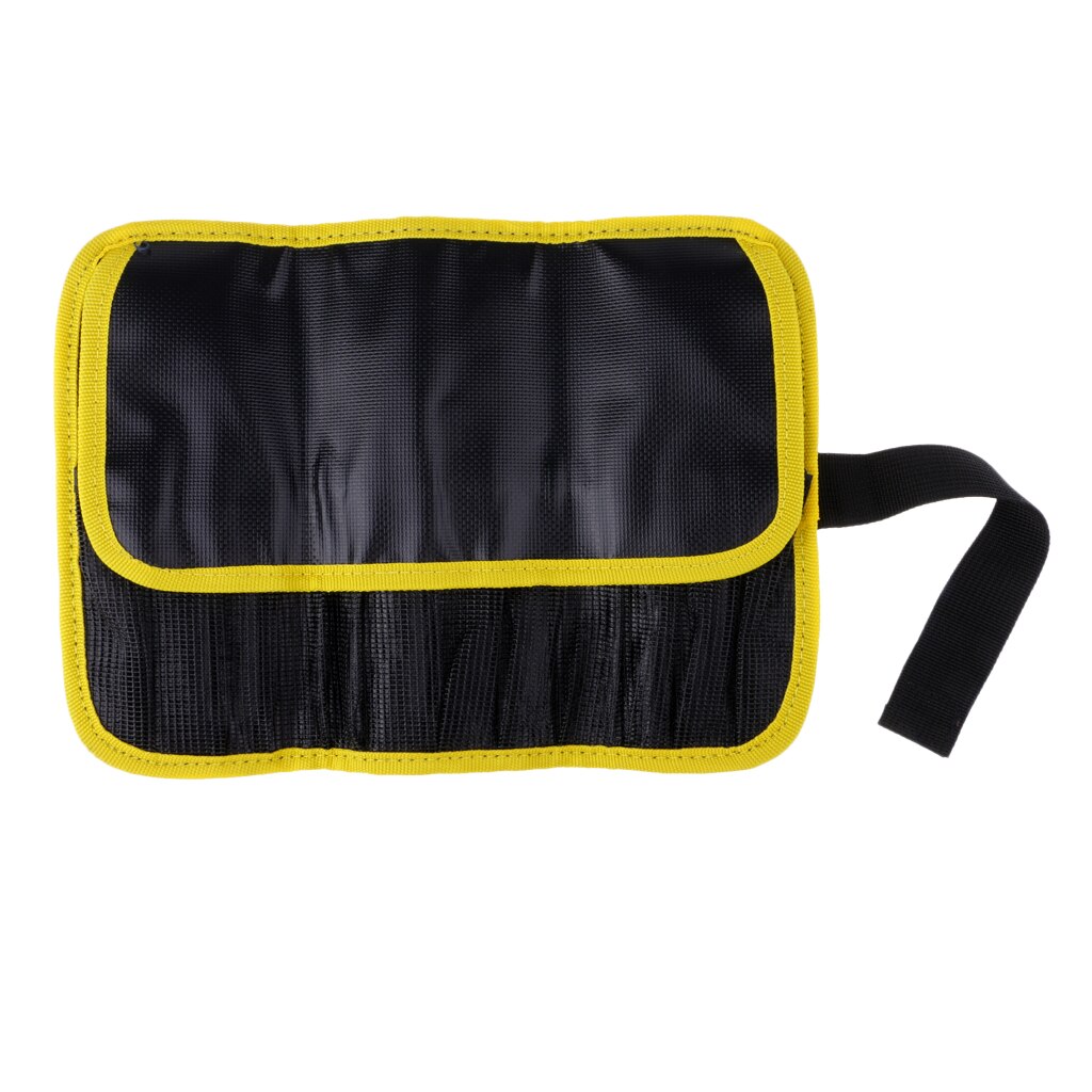 Bolsas para Señuelos de Pesca, bolsa para equipo de aparejos con 12 agujeros, organizador de antivuelco para agua salada