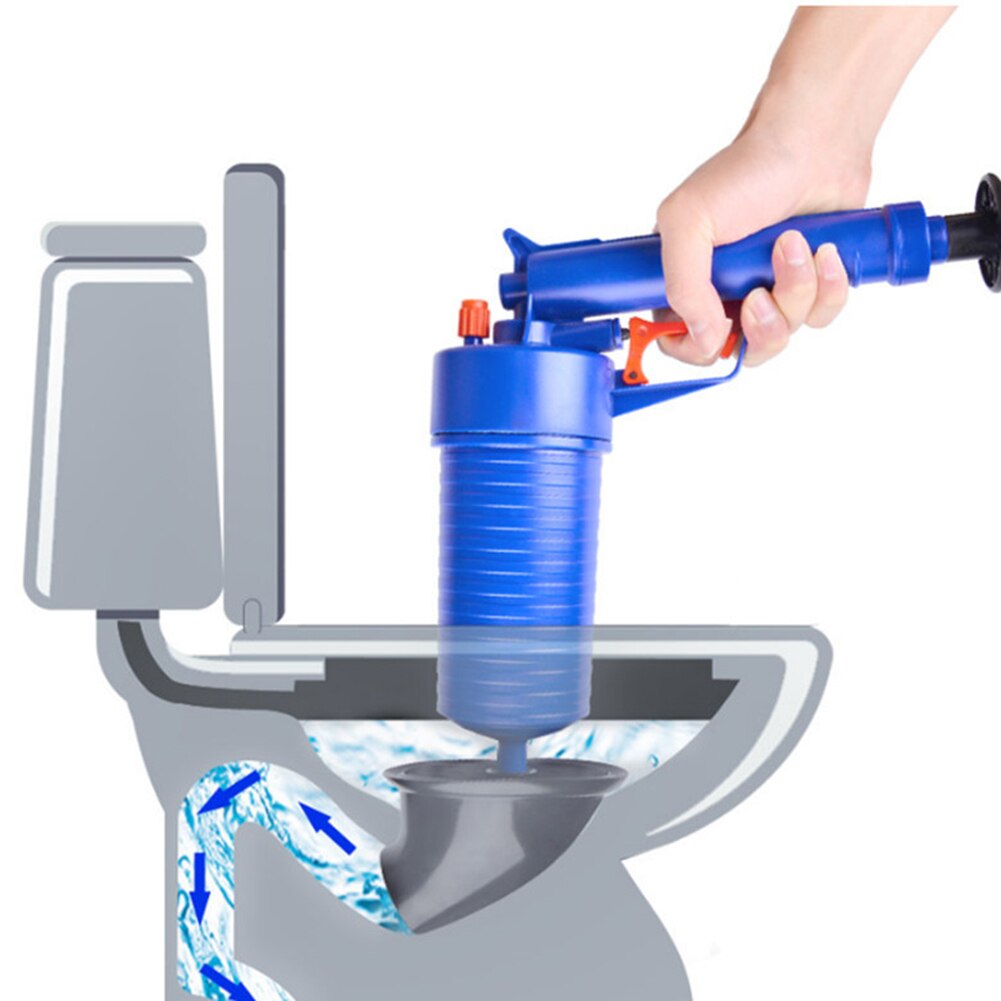 Hogedruk luchtafvoerreiniger toiletten gereedschap reiniger rioolfilter gootsteenbuis baggerzuiger haarverwijderaar keuken reinigingsset