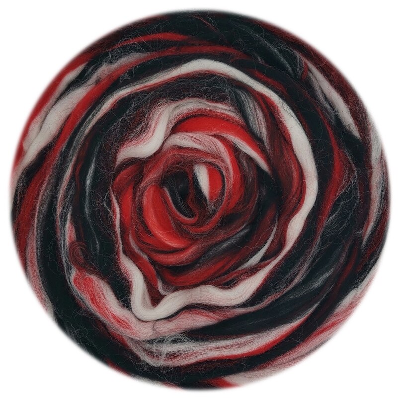 Blended Roving 50g, Needle Felting Wool, Hand Dyed Wool Top, Merino Mixed Natural Wool Roving for Needle Felting Kits (23)