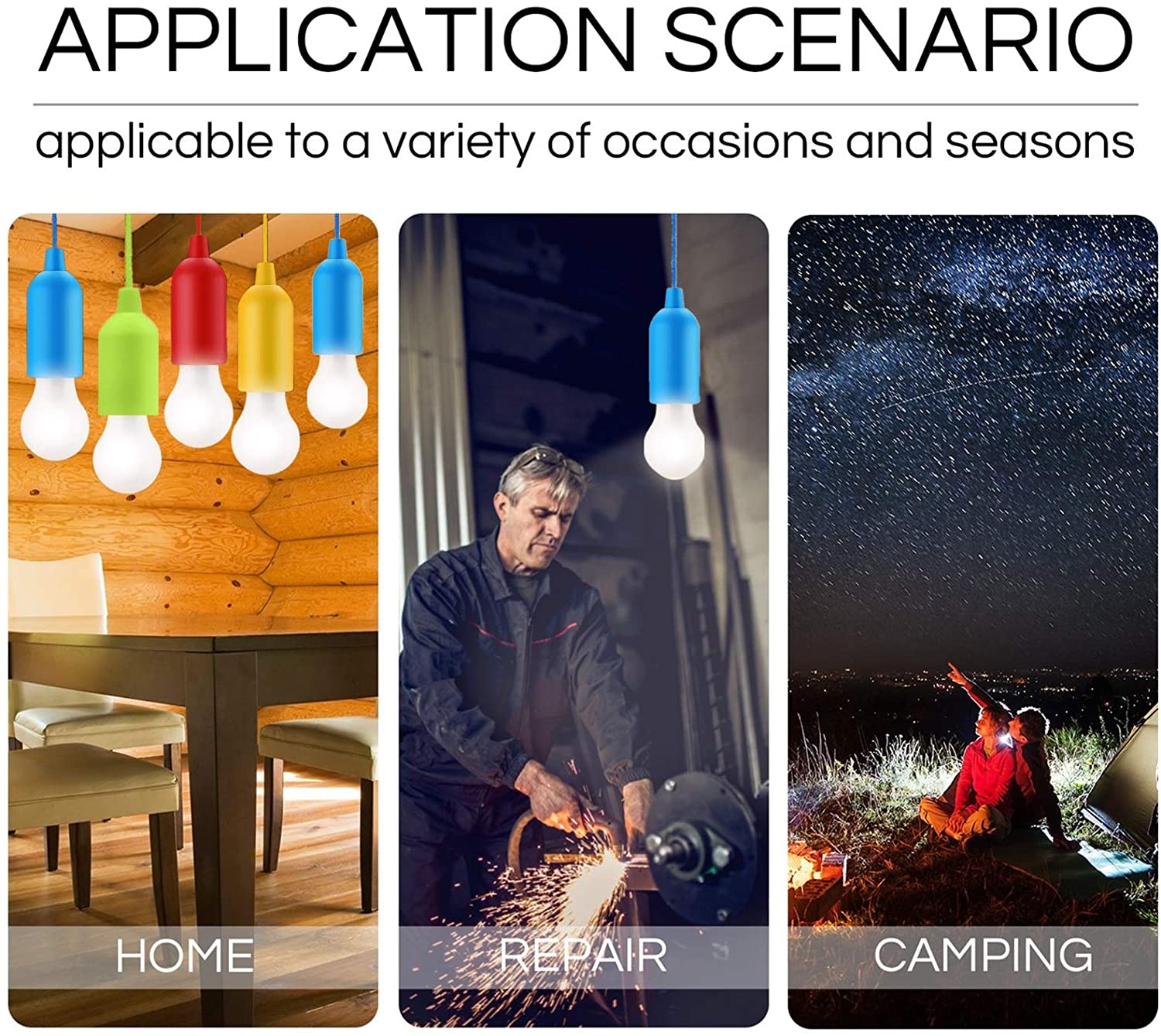 LED-lampe Licht Ich bin Freien Hängen Lichter Zelt Licht Kordelzug Lichter Camping Licht Tragbare Nacht Licht Laterne Lampe