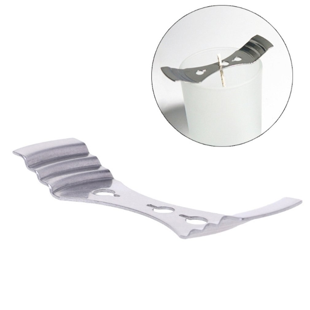 Soporte para mechas de vela de Metal, dispositivos de medición para fabricación de velas, soporte para mechas DIY, suministros para fabricación de velas de tres orificios