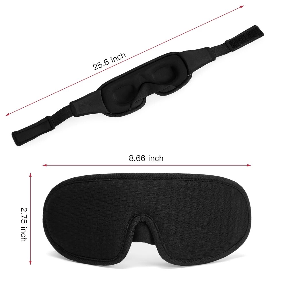 3D Sleeping Mask Block Out Light Soft Padded Sleep Mask For Blindfold Sleeping Aid Face Mask