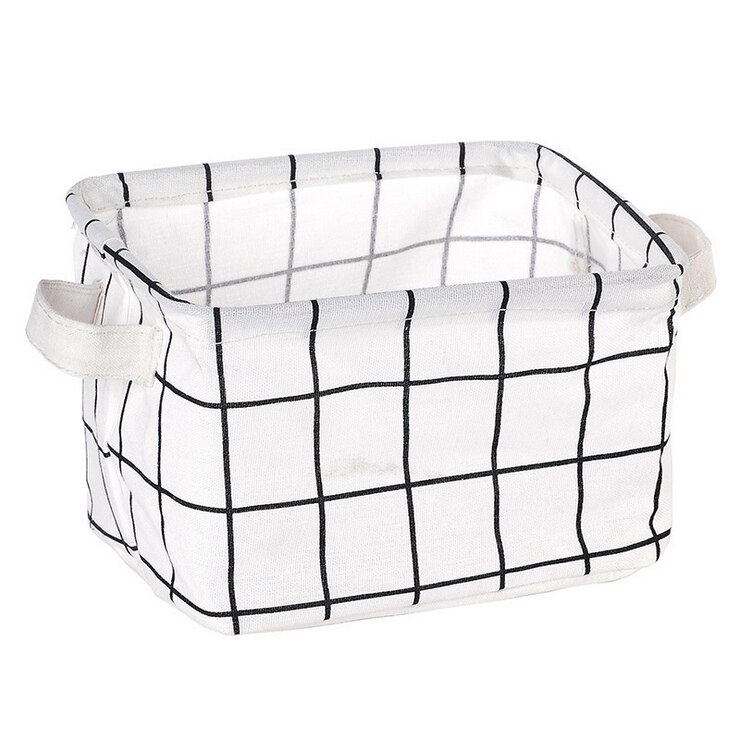 Diy Desktop Opslag Mand Diversen Ondergoed Speelgoed Opbergdoos Cosmetische Make-Up Boek Organizer Briefpapier Container Wasmand: E