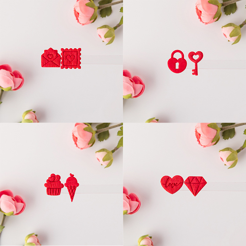 Serie di san Valentino Amore Argilla polimerica Formine per orecchini Stampo Regalo per festa di nozze Orecchini fai da te Ciondolo per gioielli Stampi per fustelle
