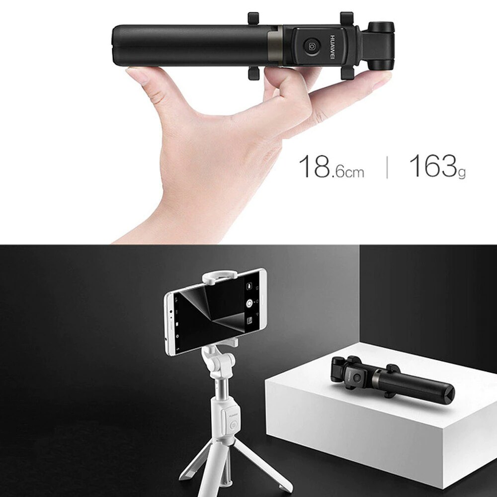 Huawei  af15/cf15 pro bluetooth selfie stick stativ bærbar trådløs fjernbetjening zoomkontrol håndholdt monopod til ios android telefon