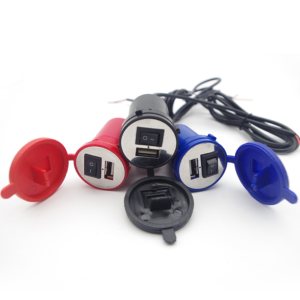 Utilizado para adaptador de Cable conector rápido motocicleta USB grados rotación soporte de montaje teléfono