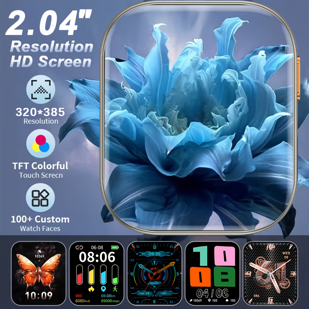 2026 T-REX3 NUOVO smartwatch alla moda, batteria da 1000 mAh, chiamata Bluetooth, modalità sportivo multiplo, adatto sia per uomini che per donne