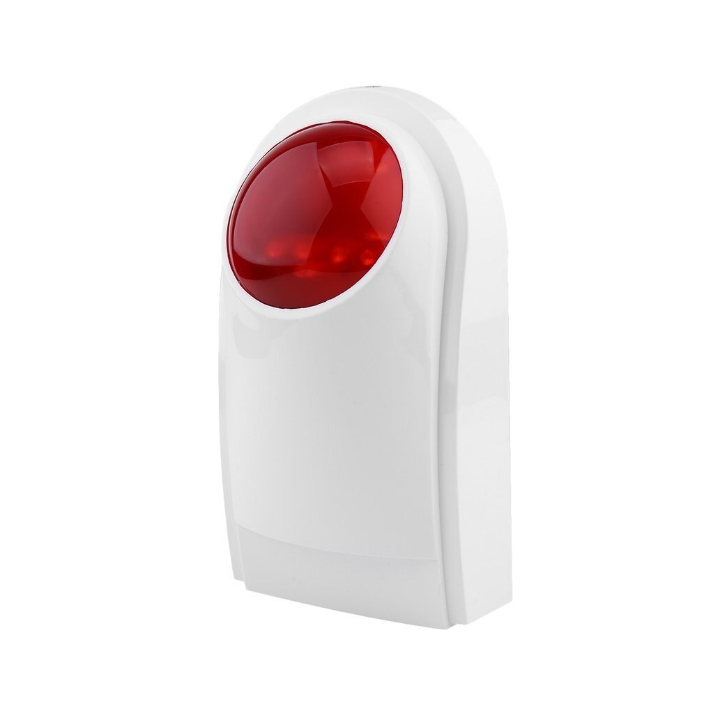 LESHP Security Alarm System For Wif GSM PSTN Home Wireless Outdoor Waterproof Sound Strobe 105db Flash Alarm Siren: Default Title