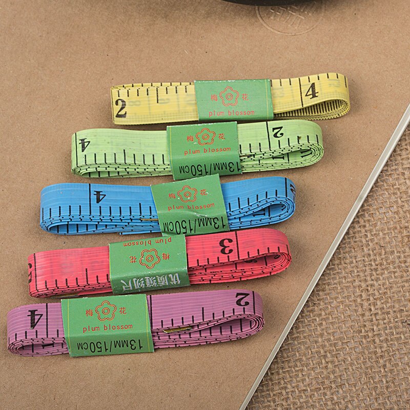 Color with sheet metal flexible rule tape measure tailor ruler measuring ruler Plastic feet