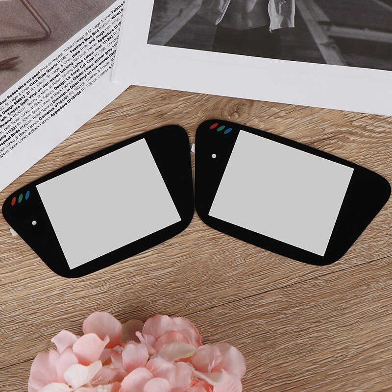 Lentille de protection en verre de remplacement en 2 pièces auto-adhésif pour Sega Game Gear