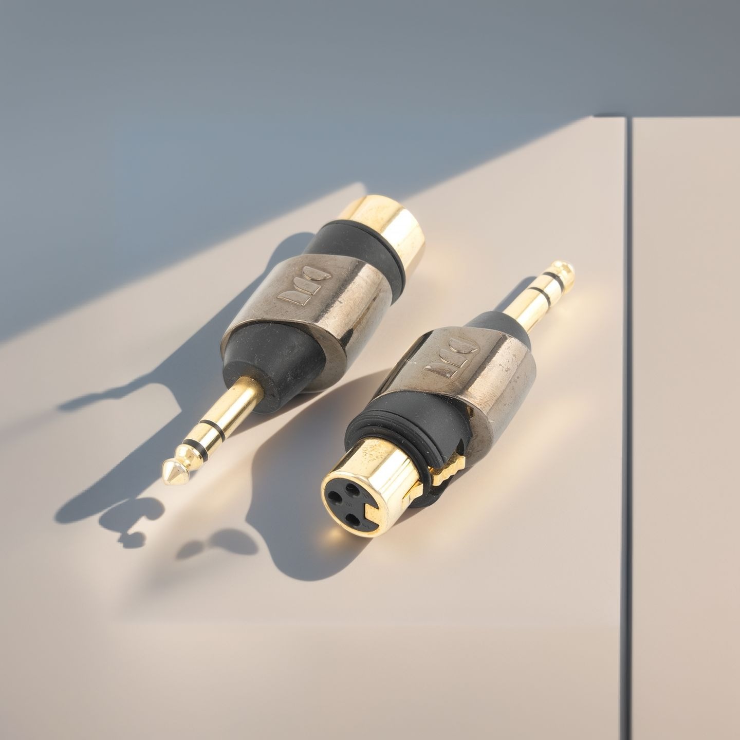 ■monsterkabel 6.35mm trs stereo till xlr hona-adapter ren koppar guldpläterad förlustfri ljudomvandlare hifi för mixerförstärkare