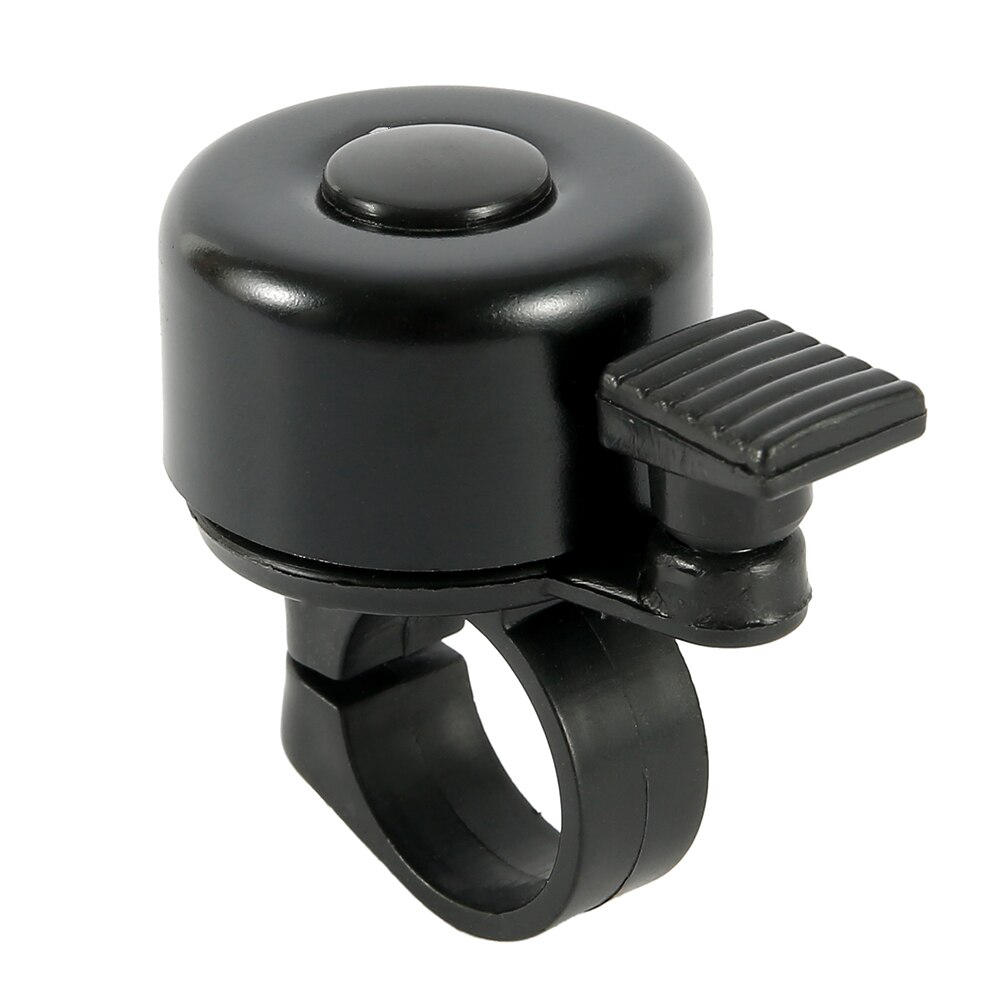 Bike Bell Alloy Mountain Road Bicycle Horn Sound Alarm For Safety Cycling Handlebar Metal Ring Bicycle Horn Bike Accessories: Black