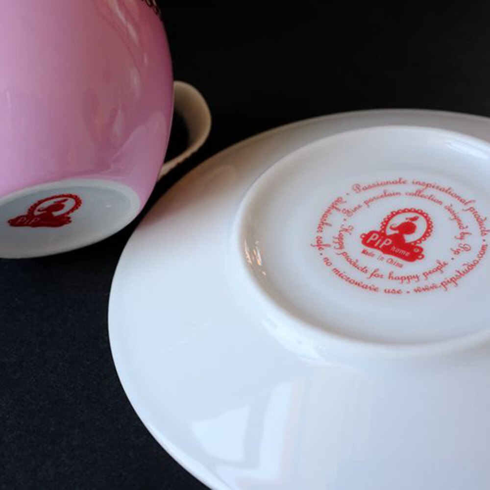 Taza de café de estilo real Golden Top Grade Bone China juego de tazas de té europeo y platillo té de la tarde buen BB95