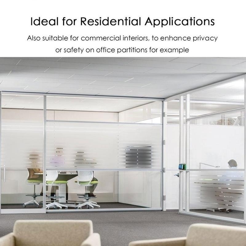 Matowe paski folie okienne naklejki ścienne naklejki na okna naklejki okienne folie elektrostatyczne 3 rozmiar