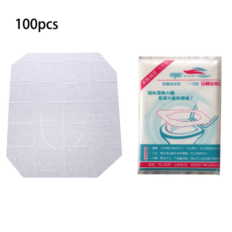 Draagbare Wegwerp Papieren Toilet Seat Covers Voor Reizen, Waterdicht Antimicrobiële Moeder Wegwerp Wc Mat