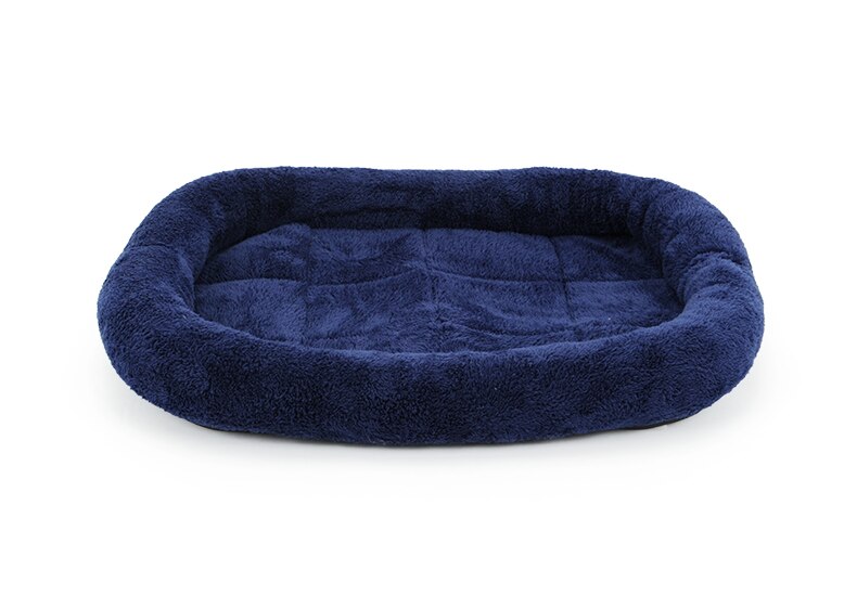 HOOPET Gran Tamaño Cojín Del Animal Doméstico Cama Del Perro Grande Saco de Dormir Cama Golden Retriever Jaula Casa Estera Del Animal Doméstico Estera L Al Por Menor Y Al Por Mayor: Azul / 60X50