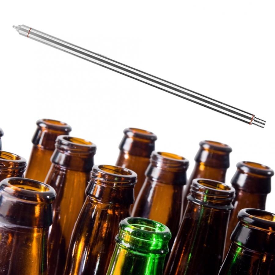Ölbryggning 13.7in livsmedelsklassat rostfritt stål öltappning fjäderbelastad ölflaska tillbehör hembryggning