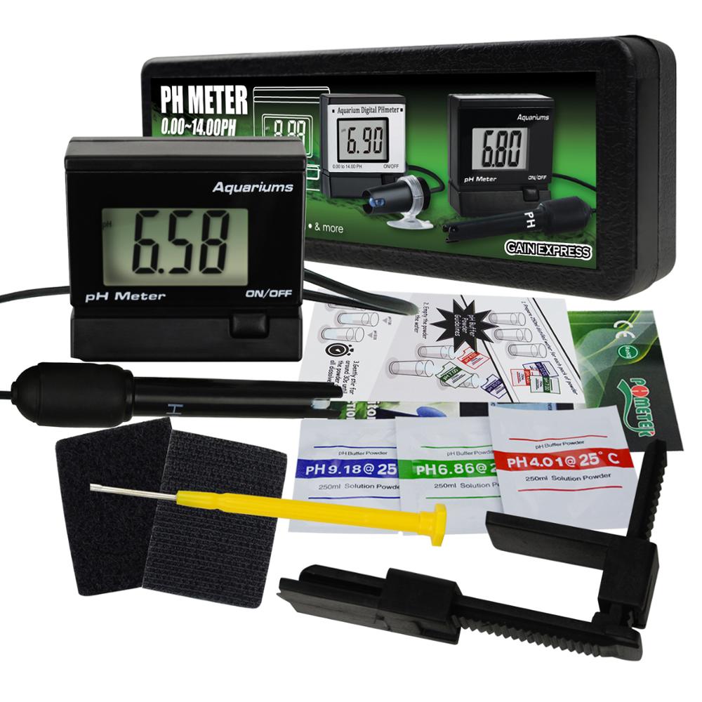 Digital pH Monitor Meter ATC 0~14.00pH Water Monitoring Tester Kit Replaceable Electrode Probe BNC