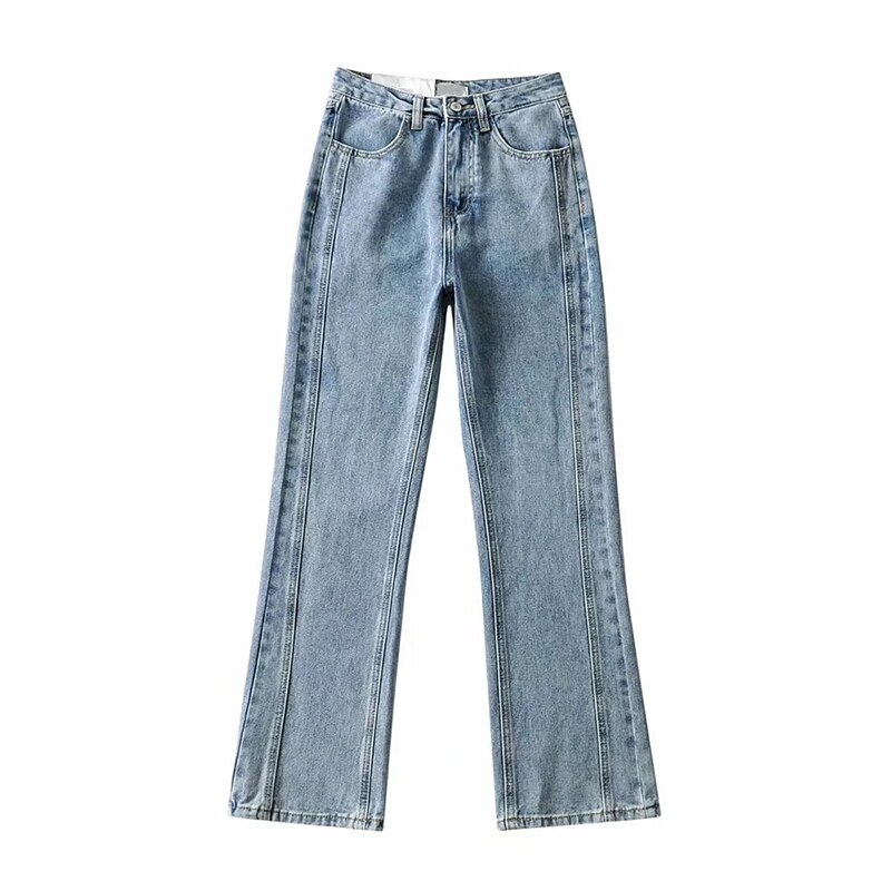 GOPLUS-Pantalones vaqueros De pierna recta para Mujer, Jeans desgastados De estilo urbano Vintage, Broek, Invierno