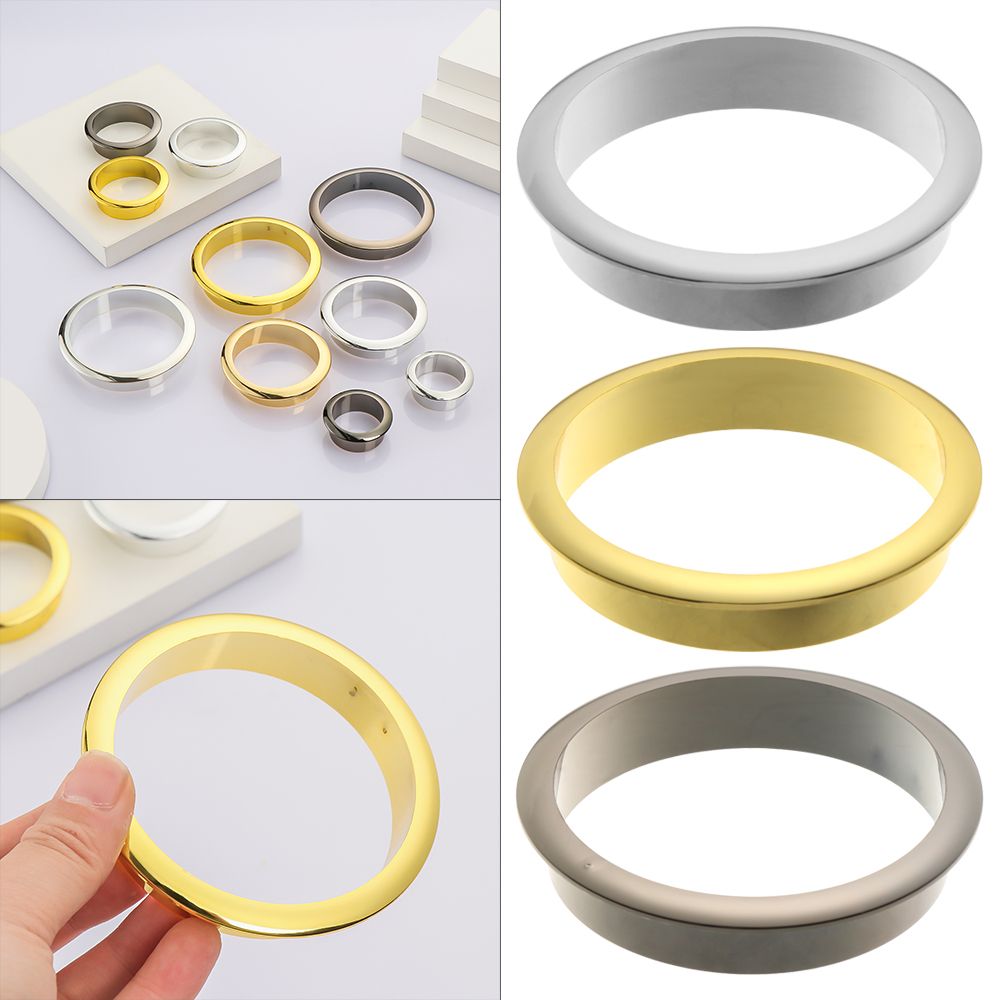 Round Organizer Hardware Cable Clamp Office Computer Grommet Wire Hole Cover Line Box Desk Table Cable Fastener