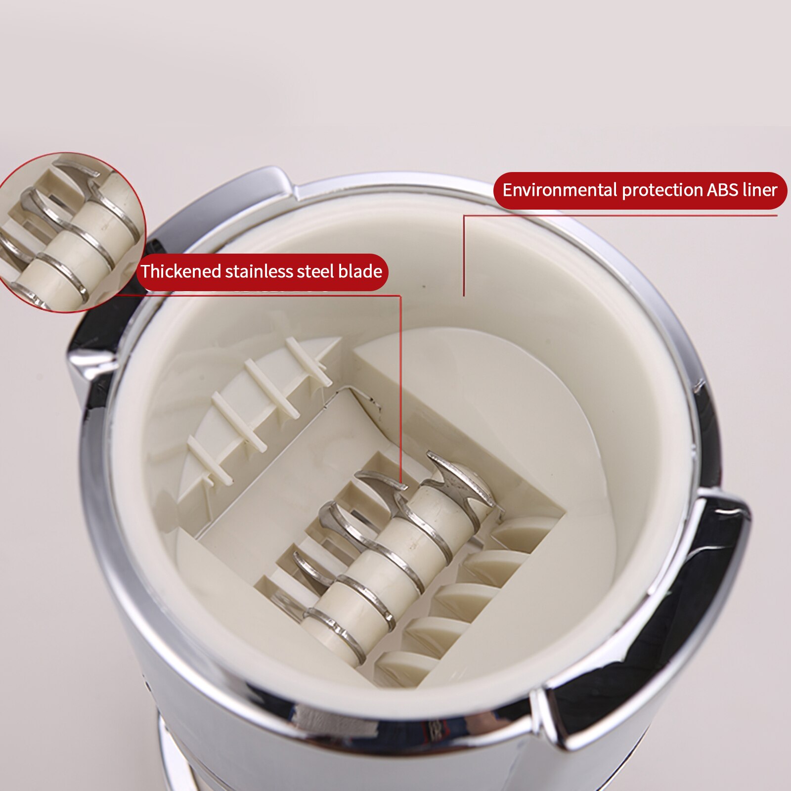 Manual Ice Crusher Snow Cone Machine Hand-Crank Ice Slush Machine Maker with Housing Blade ABS Ice Case for Kitchen Bar