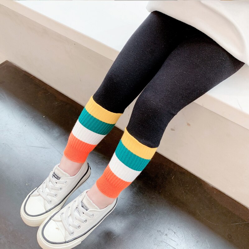 Leggings de algodón 100% para niña, pantalones ajustados, ropa para bebé, Leggings para niño