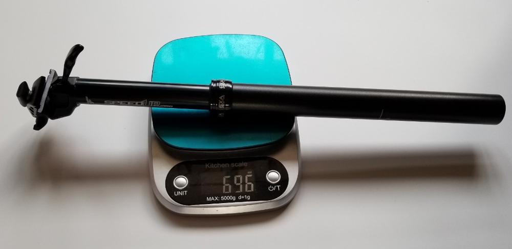 Tija de sillín hidráulica Kindshock KS EXA SPEED UP-HYDRO MTB, altura ajustable, para bicicleta de montaña, control manual de 30,9/31,6mm: 30.9x445mm