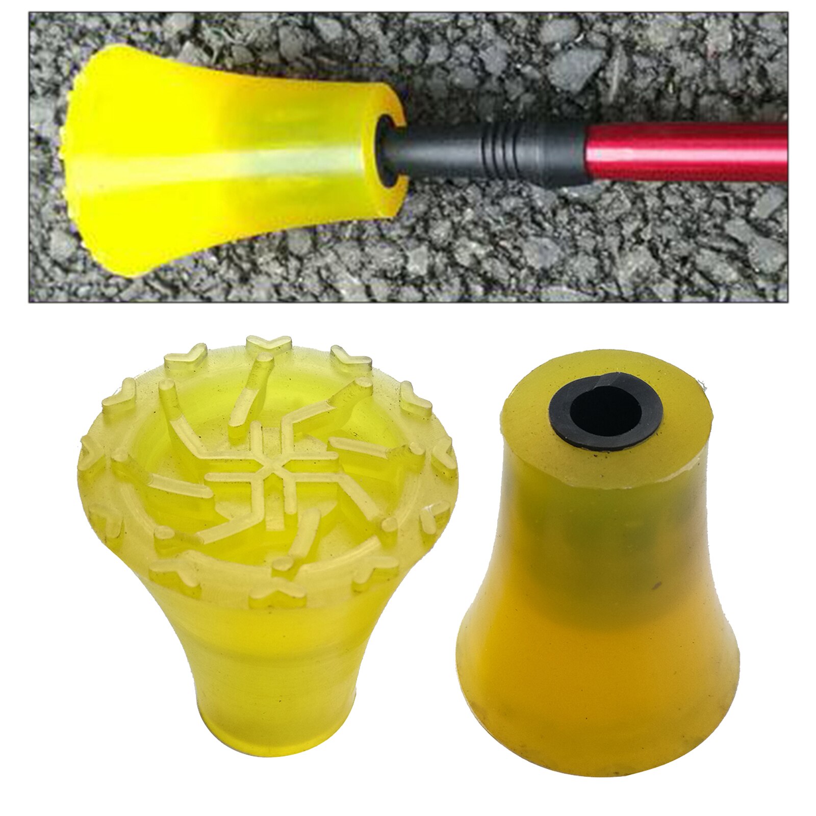Crutch Tips &amp; Cane Tip Extreme Grip Heavy Duty Universal Sizing Crutches Shafts Longer Lasting High Performance Rubber Non-Slip