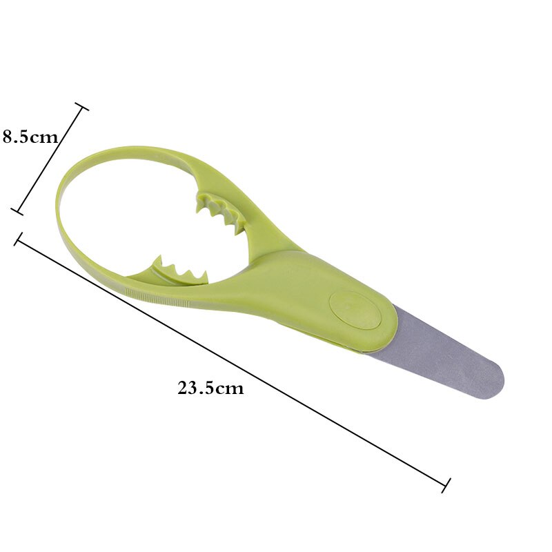 Cuchillo multifuncional de acero inoxidable para cortar fruta, rebanador de aguacate, separador de pulpa, utensilios de cocina útiles