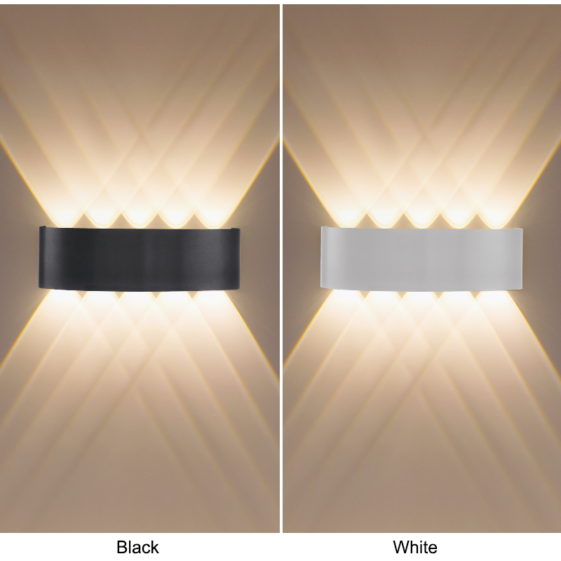 Moderne LED-wandlamp buiten waterdicht op en neer lamp tuin gang binnen slaapkamer woonkamer woondecoratie