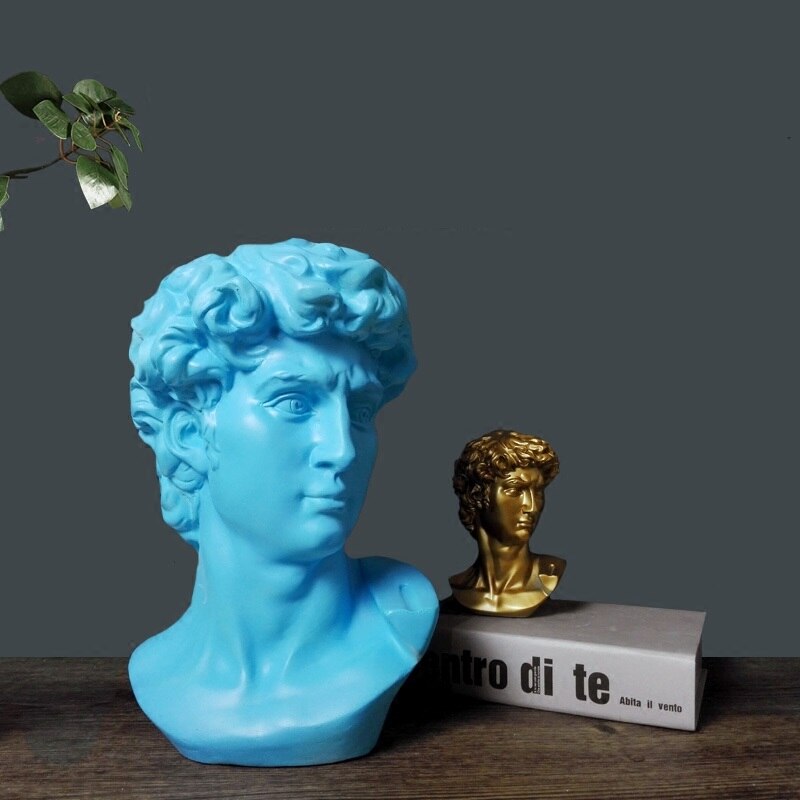 Nordisk venus staty skulpturer blomkruka david figur gipsväxt torkade blommor kruka hantverk skissa vardagsrum dekoration