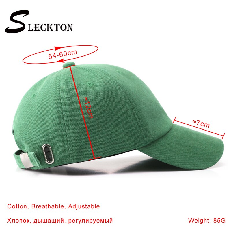 Sleckton baseball caps til kvinner jenter sommervisir caps menn takrenne snapback lue bomull gorras unisex hattemaker panser czapka