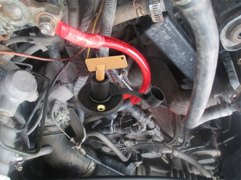 12-24v bil batteri switch strøm isolator afskåret kill switch  + 2 aftagelige nøgler til marine atv lastbil båd bil afbryd bateria