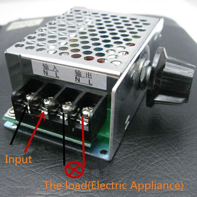Variable Speed Controller Voltage Regulator AC 110V 220V 15A 4000W – L
