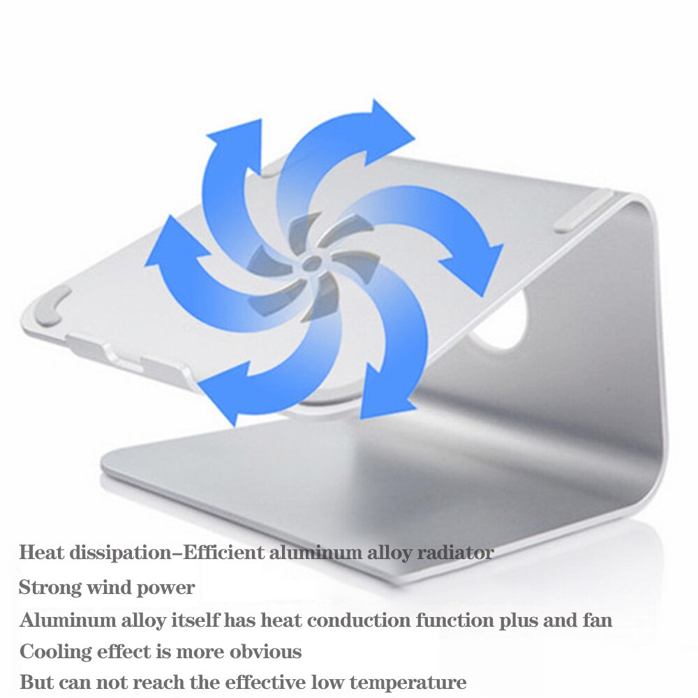 laptop stå aluminium - Ergonomisk Høydejusterbar holder - til MacBook pro luft