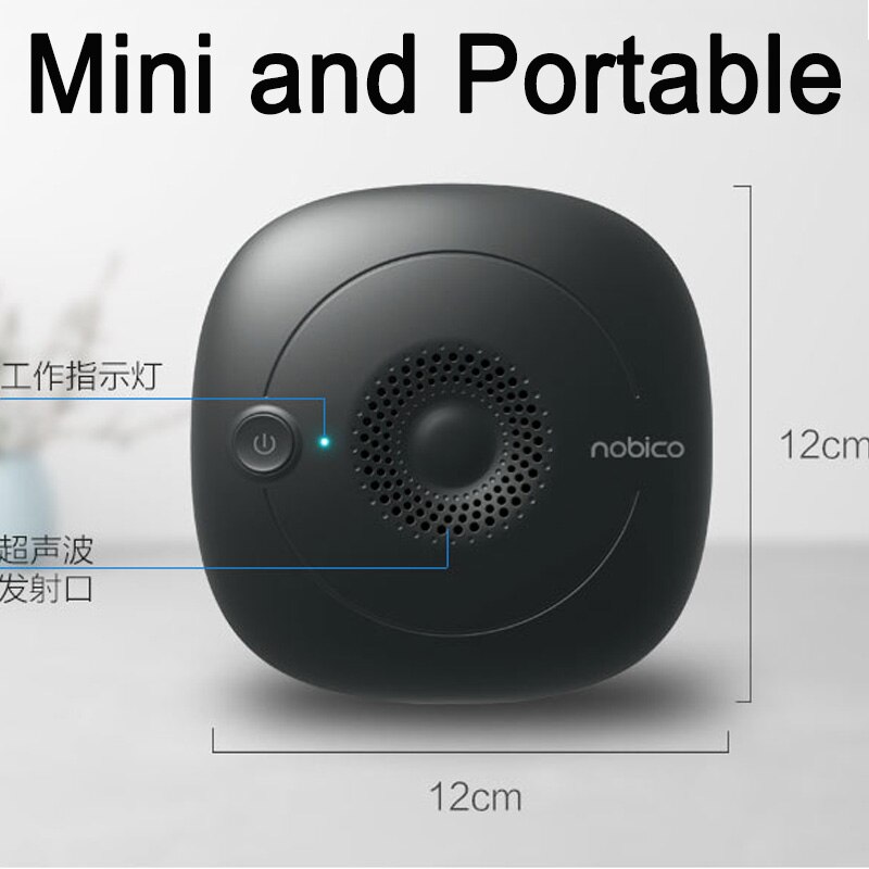 Nobico CM01-limpiador ultrasónico electrónico de ácaros para el hogar, controlador de ácaros para el hogar, repelente de ácaros y polvo para la cama